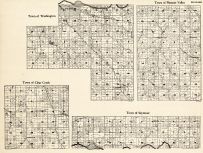 Eau Claire County - Washington, Clear Creek, Seymour, Pleasant Valley, Wisconsin State Atlas 1930c